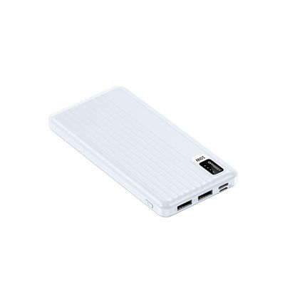 Δύναμη εξόδου 10W Διασύνδεση εισόδου Micro USB Ultra Slim 10000mah Power Bank για iPhone 15