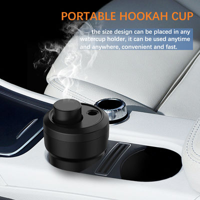 Ολοκληρωμένο Chicha Mini Hookah Set Φανταστική Υγιεινή λειτουργία καπνίσματος με μαύρο γυάλινο άχυρο