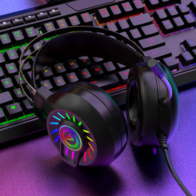 G97 RGB Luminous 7.1 Surround Sound Wired Gaming Headset με μικρόφωνο και έλεγχο της έντασης