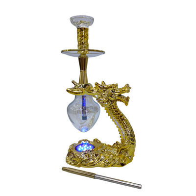 Πάρτι Μπαρ Καπνίζοντας Hookah Shisha Σετ με σχεδιασμό δράκων ρητίνης και πλήρη αξεσουάρ