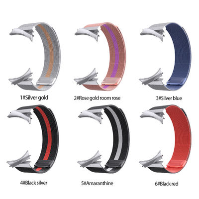 Συμβατό μοντέλο για Samsung Watch Series Μιλανέζικο μαγνητικό πλέγμα ρολόι Strap Loop Band