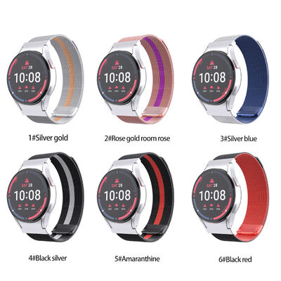 304 Ατσάλινη ζώνη ρολογιού για Samsung Galaxy Watch 4 6 χρώματα και 48G χωρητικότητα