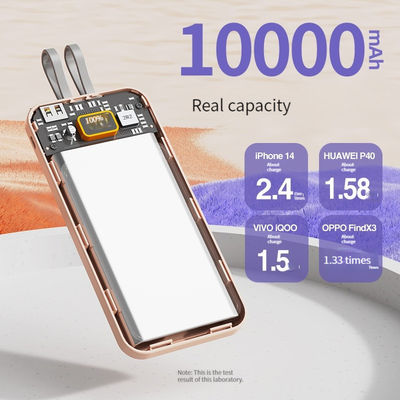 Ηλεκτρικό σταθμό κινητών τηλεφώνων 10000mAh πραγματική χωρητικότητα γρήγορη φόρτιση 22,5W υποστήριξη γρήγορης φόρτισης