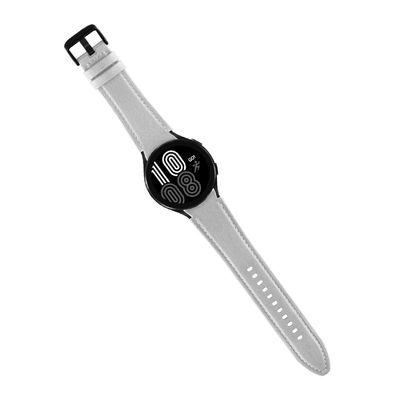 20mm Ρουχένιο δερμάτινο ρολόι ταιριάζει με Samsung Watch Series Retro αντικατάσταση