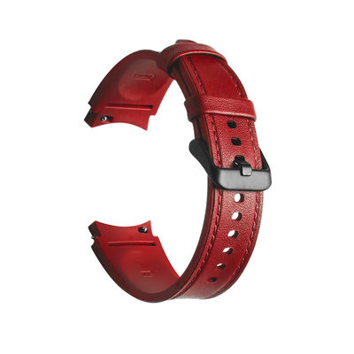20mm Ρουχένιο δερμάτινο ρολόι ταιριάζει με Samsung Watch Series Retro αντικατάσταση