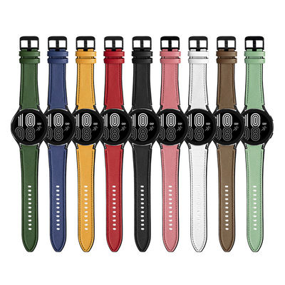 Σιλικόνιο δερμάτινο ρολόι Bands Designer Smart για το Samsung Galaxy Watch 4 100% QC Πέρασε