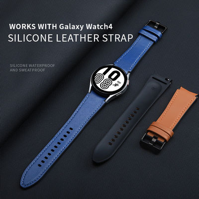 Σιλικόνιο δερμάτινο ρολόι Bands Designer Smart για το Samsung Galaxy Watch 4 100% QC Πέρασε