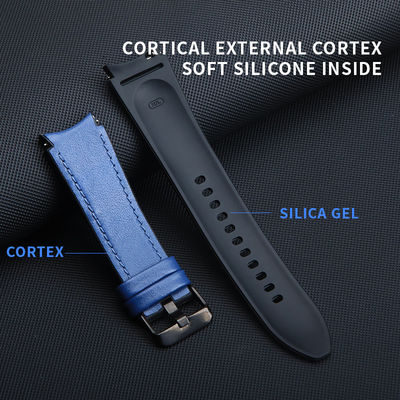 Σιλικόνιο δερμάτινο ρολόι Bands Designer Smart για το Samsung Galaxy Watch 4 100% QC Πέρασε