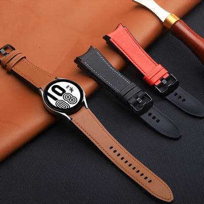 Σιλικόνιο δερμάτινο ρολόι Bands Designer Smart για το Samsung Galaxy Watch 4 100% QC Πέρασε