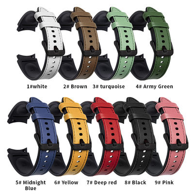 Σιλικόνιο δερμάτινο ρολόι Bands Designer Smart για το Samsung Galaxy Watch 4 100% QC Πέρασε