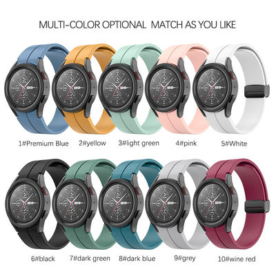 Ιδιωτικό Mold 20mm Σιλικόνη ρολόι Strap για Samsung Watch 5 Pro OEM ODM
