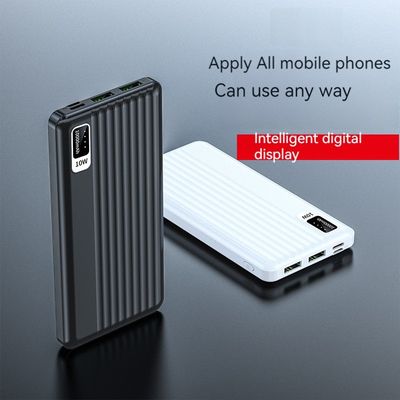 Δύναμη εξόδου 10W Διασύνδεση εισόδου Micro USB Ultra Slim 10000mah Power Bank για iPhone 15