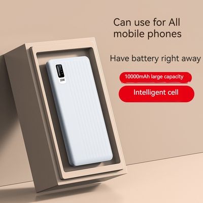 Δύναμη εξόδου 10W Διασύνδεση εισόδου Micro USB Ultra Slim 10000mah Power Bank για iPhone 15