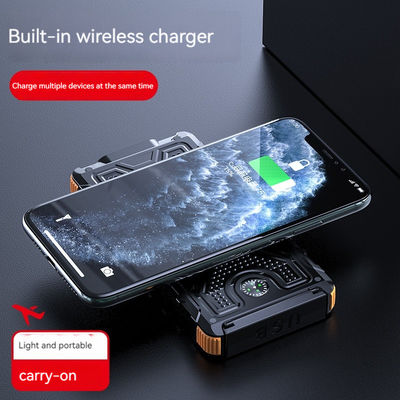 Ηλιακή ενέργεια ABS Compass 10000mAh για εξωτερική φόρτιση και καταστάσεις έκτακτης ανάγκης