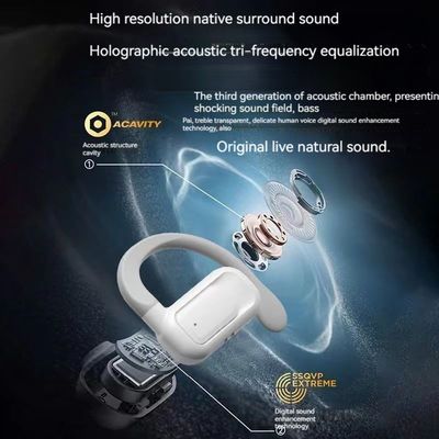 Ασύρματα στερεοφωνικά ακουστικά με AI Call Noise Cancelling 30H Playing Time AAC Codecs