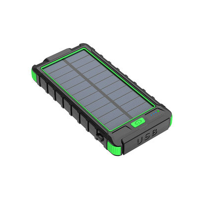 Micro USB Input Interface 10000mAh Power Bank με πυξίδα και ηλιακή τροφοδοσία