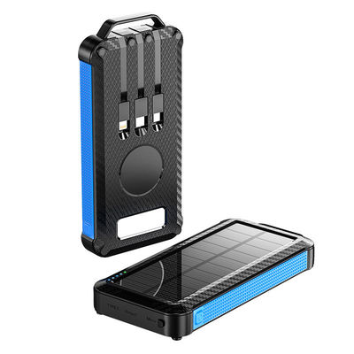 Λι-πολυμερή μπαταρία Solar Power Bank 10000mAh για iPhone 15 Ασύρματη φόρτιση και εξωτερικό