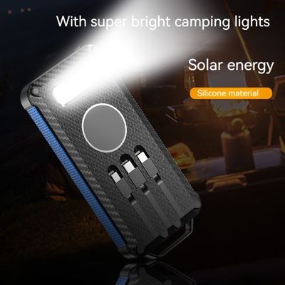 Λι-πολυμερή μπαταρία Solar Power Bank 10000mAh για iPhone 15 Ασύρματη φόρτιση και εξωτερικό