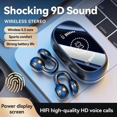 HiFi Stereo Bone Conduction Πραγματικό ασύρματο ακουστικό με καλώδιο φόρτισης 20cm και μικρόφωνο