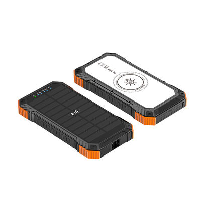Υποστήριξη ταχείας φόρτισης Αδιάβροχη 20000mah Ηλιακή μονάδα Power Bank για εξωτερικές δραστηριότητες