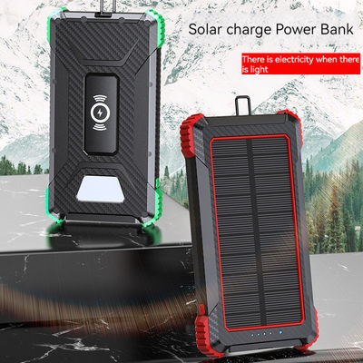 Ασύρματη φόρτιση 5W εξωτερική μπαταρία 10000mAh Ηλιακή μπαταρία φορτιστή για iPhone 15