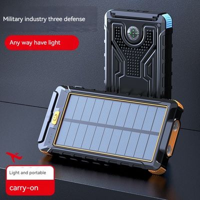 Κινητά τηλέφωνα Συσκευές 10000mAh Ηλιακή Τράπεζα Ενέργειας με πυξίδα και 2.1A έξοδο