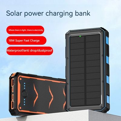 22.5W έξοδος Ηλιακή κινητή φορτιστή 20000mAh ασύρματη φόρτιση Power Bank για Smartphones