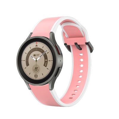 Samsung Galaxy Watch 5 40mm 44mm Σιλικόνιο ιμάντα με διπλό πρόσωπο σχεδιασμό Band πλάτος 20mm