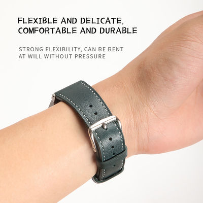 20mm δερμάτινη ζώνη ρολογιού για Samsung Galaxy Watch 4 Quick Release Αληθινή δερμάτινη ζώνη