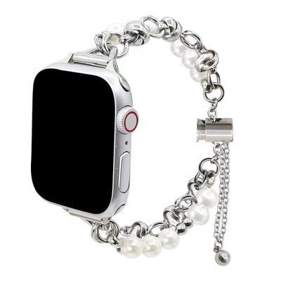 Ιδιωτικό Mold IWatch 8 7 6 5 4 3 SE Fashion Pearl Belt Smart Watch Strap χωρίς ρολόι