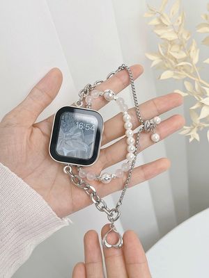 41mm πλάτος ζώνης κοσμήματα από ανοξείδωτο χάλυβα iWatch Strap για κομψό και γυναικείο smartwatch