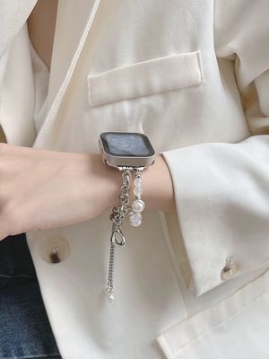41mm πλάτος ζώνης κοσμήματα από ανοξείδωτο χάλυβα iWatch Strap για κομψό και γυναικείο smartwatch